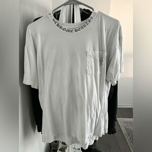 Chrome hearts white tee